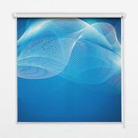 INNENROLLO - Fensterrollo - Rollo - 100x100 cm - Blaue Animation - Blau, Kunststoff (100/100/0.5cm) - TULUP