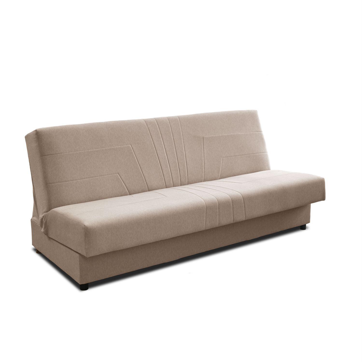 SCHLAFSOFA VERO II mit Schlaffunktion Castel 15 - Beige, Textil (191/88/90cm) - Lookway