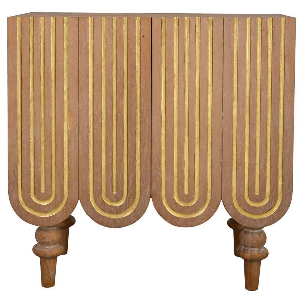 ANRICHTE aus Holz, Braun, 80x42x81 cm - Braun, Holz (80/81/42cm) - Wanderlust