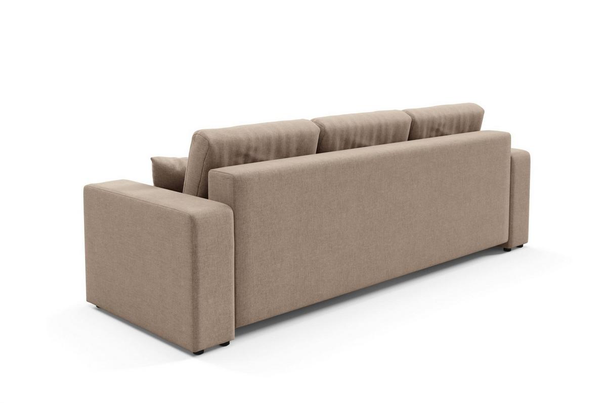 SCHLAFSOFA Augusto - Beige, Holzwerkstoff/Textil (244/82/102cm) - Fun Möbel