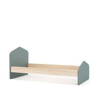 BETT Estefania Grün 195/100/90 cm - Grün, Holz (190/90cm) - Calicosy