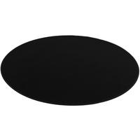 BASIC VELOURS TEPPICH CARLA RUND - Schwarz, Textil (100/100cm) - Snapstyle