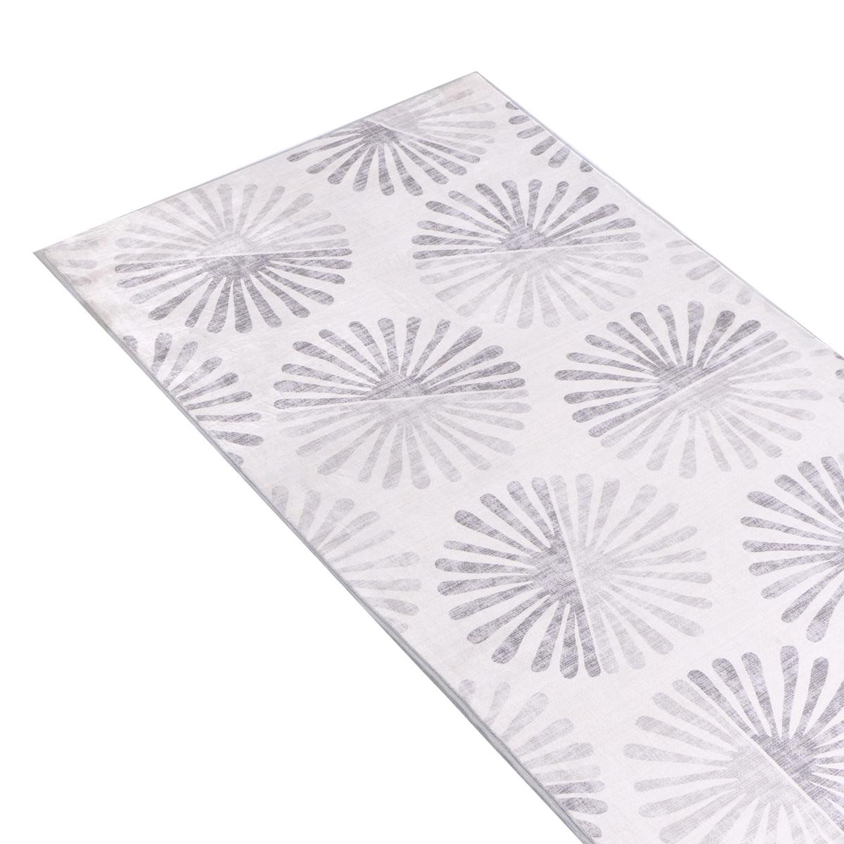 TEPPICH Cremeweiß 80/300 cm Catak - Beige, Textil (80/300cm) - Beliani