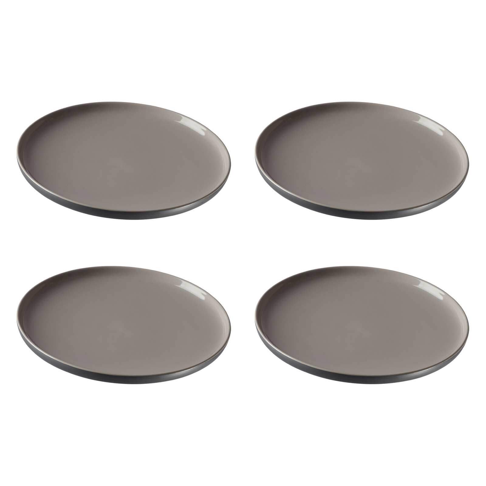 SPEISETELLER Jasper Grau ø 26.0 cm 4er Set - Grau, Keramik (26cm) - Ritzenhoff Breker
