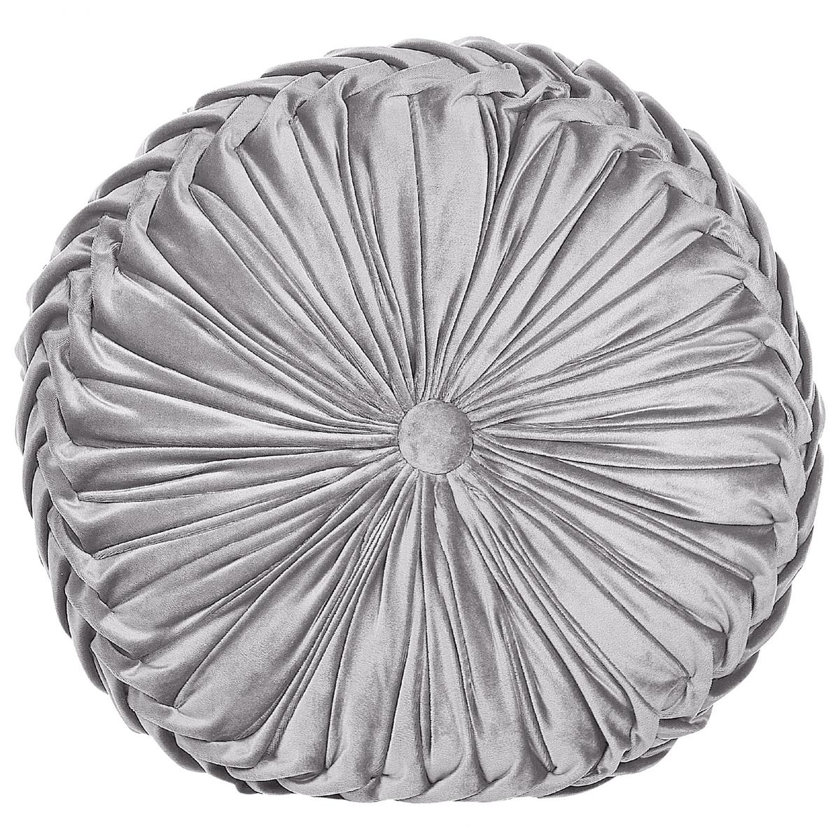DEKOKISSEN 2er-Set Grau 40/40 cm Udala - Grau, Textil (40/40cm) - Beliani