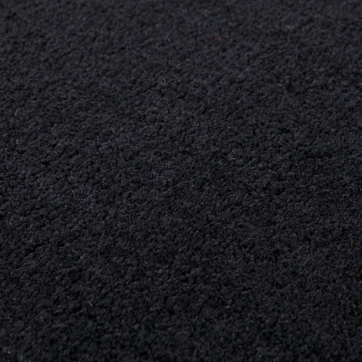 FLACHWEBETEPPICH Grau Schwarz 80 x 250 cm - Schwarz, Kunststoff (80/250cm) - TT Home