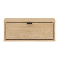 NACHTTISCH HEGGERS Eiche Mavelie 45 cm - Eichefarben/Beige, Holzwerkstoff/Metall (45/18/33cm) - Selsey