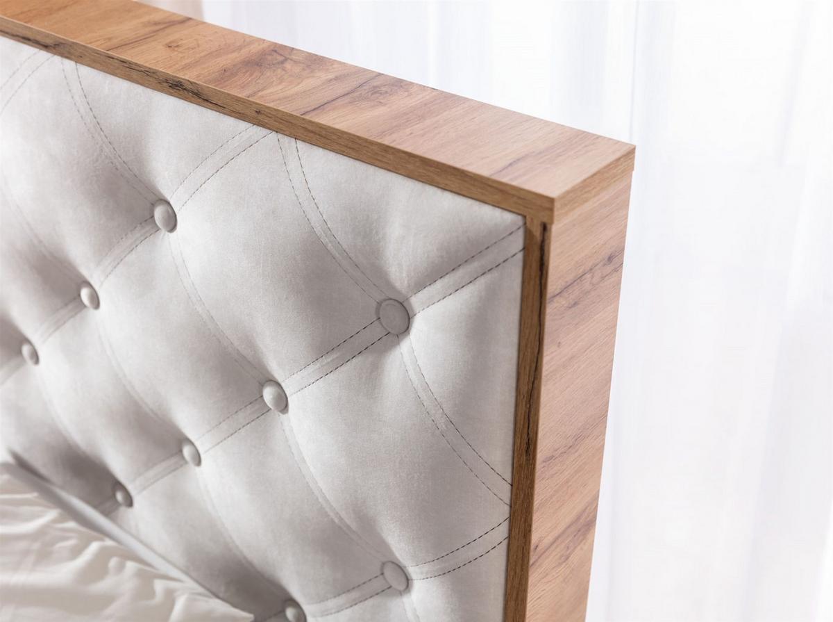 BOXBETT Maximo In Torre - Honig, Holzwerkstoff/Textil (120/200cm) - Fun Möbel