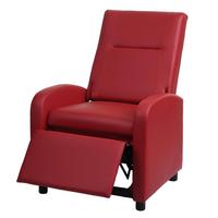 RELAXSESSEL Rot - Rot, Textil (70/99/75cm) - MCW
