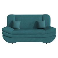SCHLAFSOFA Weronika - Türkis/Schwarz, Holz/Kunststoff (200/95/90cm) - MIRJAN24