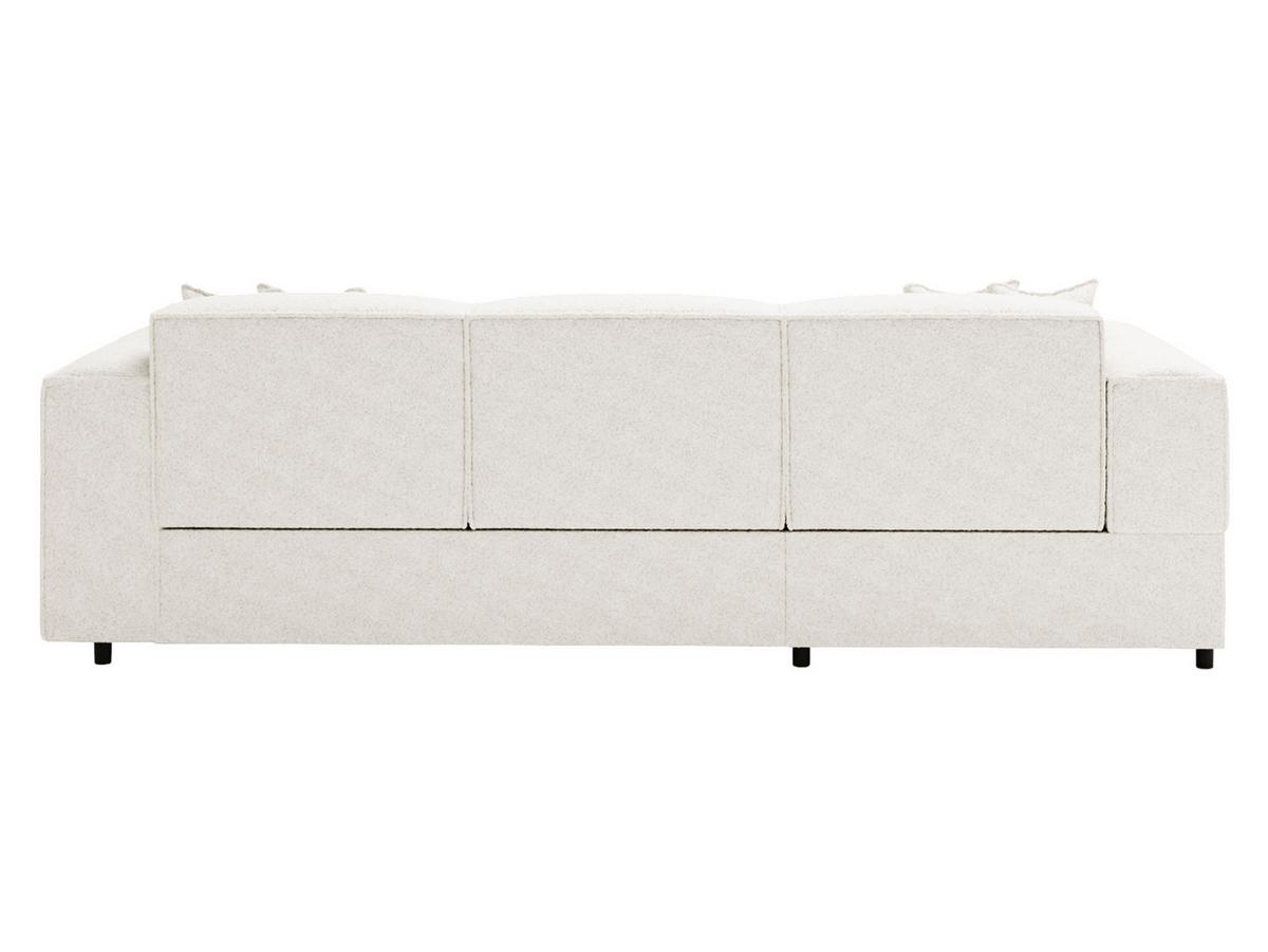 ECKSOFA Santos L, Seite: Links - Creme/Schwarz, Holzwerkstoff/Kunststoff (253/166cm) - MIRJAN24