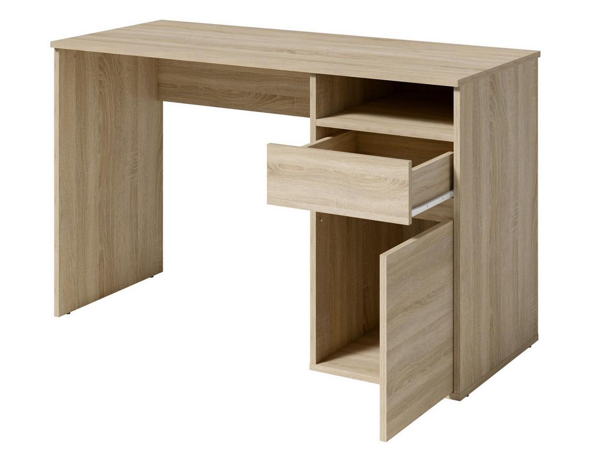 SCHREIBTISCH REGIS 120x53x75,5 cm Bürotisch Computertisch, Sonoma Eiche - Sonoma Eiche, Holzwerkstoff (53/120/75.5cm) - MASSENO