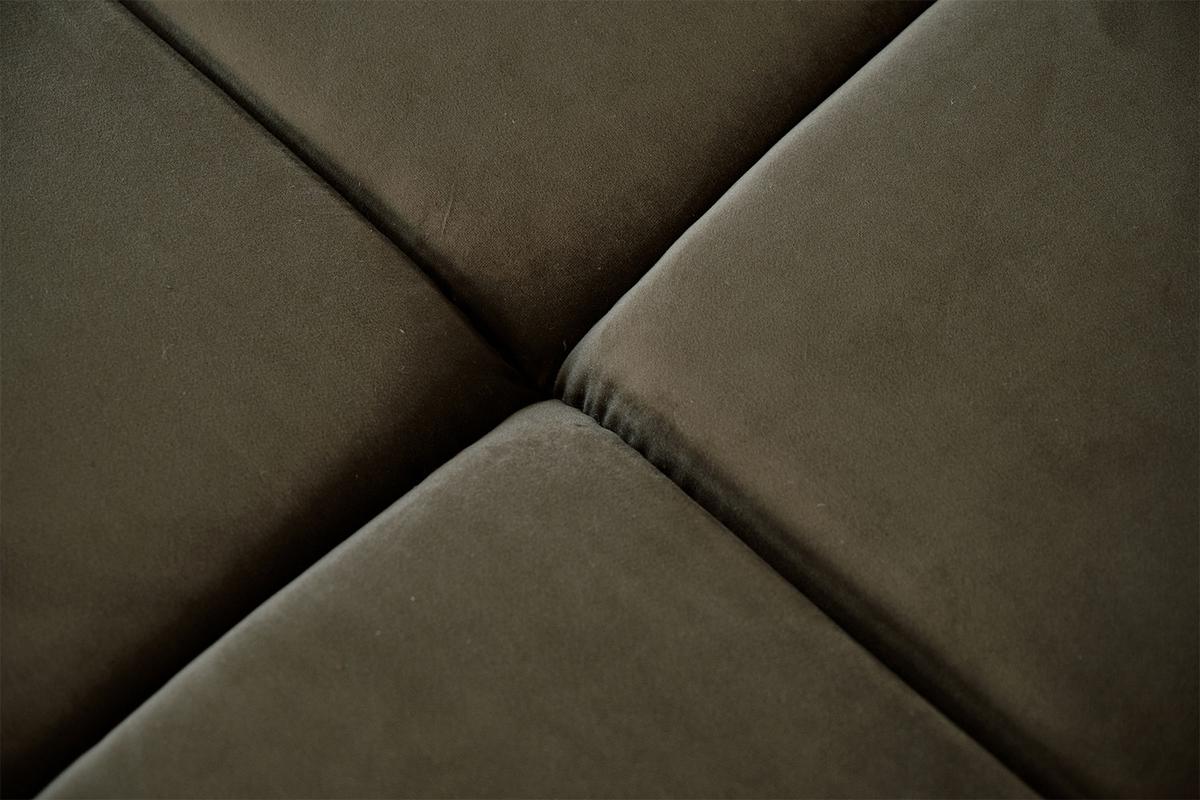ECKSOFA NEVADA Hellgrün Velvet - Schwarz/Hellgrün, Textil (319/215cm) - KAWOLA