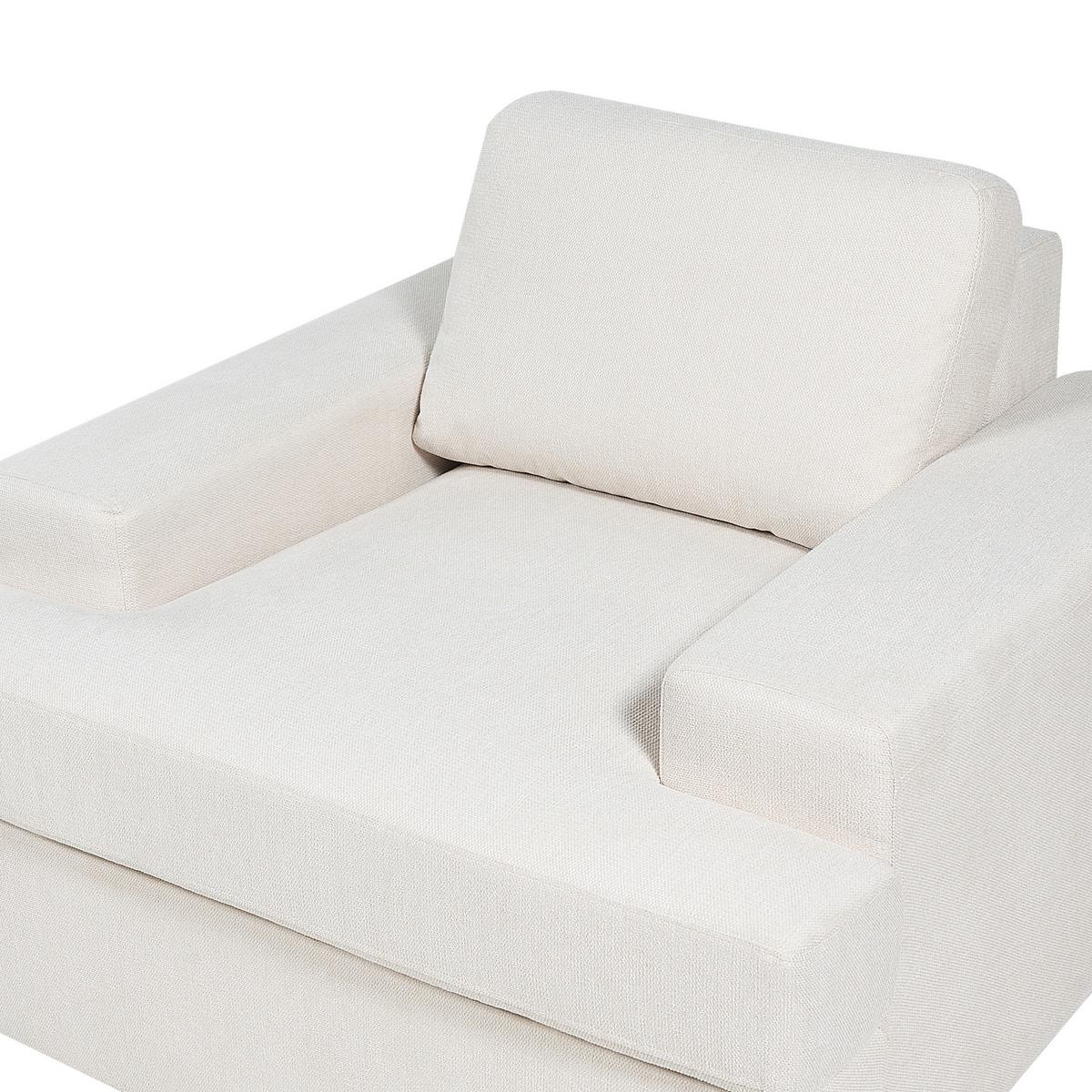 SESSEL 2er-Set hellbeige Alla - Beige, Textil (108/85/103cm) - Beliani