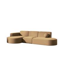 ECKSOFA Sunday - Braun, Holzwerkstoff (296/78/165cm) - Fun Möbel