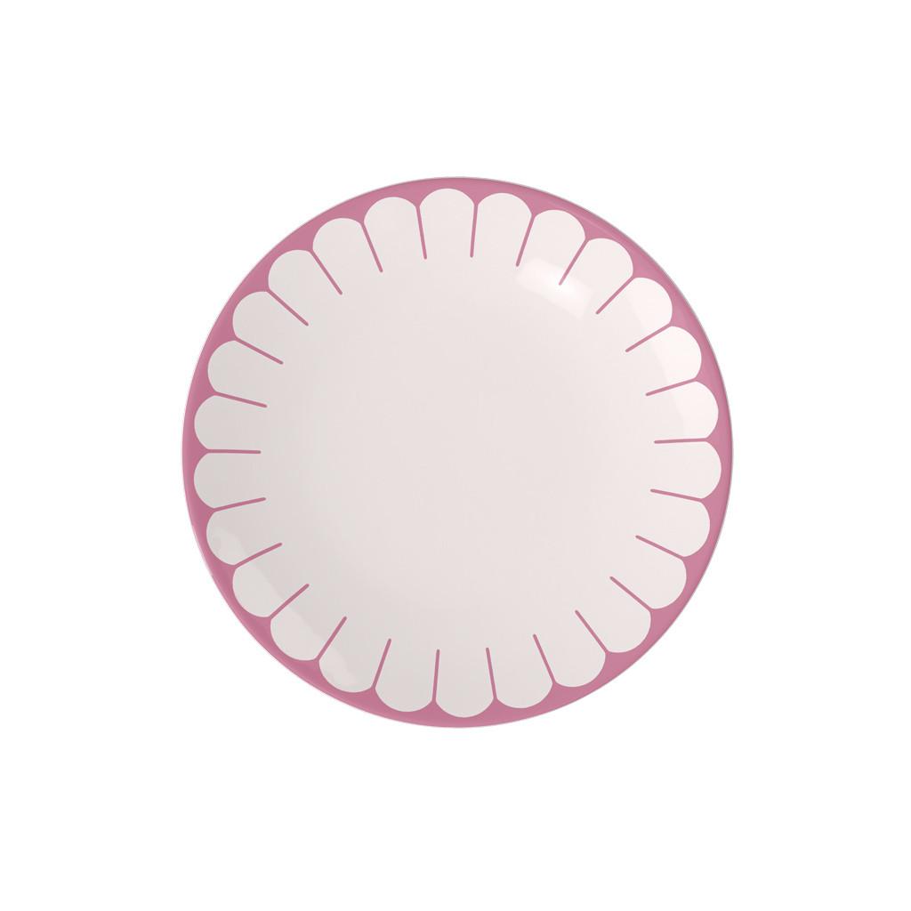 SPEISETELLER Fleur Couleur Cassis ø 26,6 cm - Pink, Keramik (26.6cm) - Villeroy & Boch