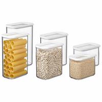 VORRATSDOSEN Modula weiß 6er Set - Weiß, Kunststoff (2/2/2cm) - Mepal