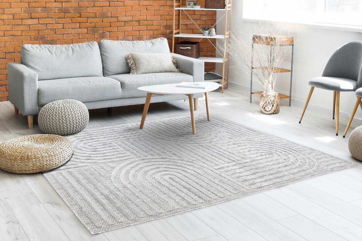 TEPPICH Santo 200/290 cm - Grau, Textil (200/290cm) - rugsX