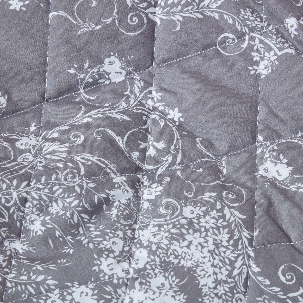 TAGESDECKE Toile-De-Jouy 200/200 cm - Grau, Textil (200/200cm) - Homescapes