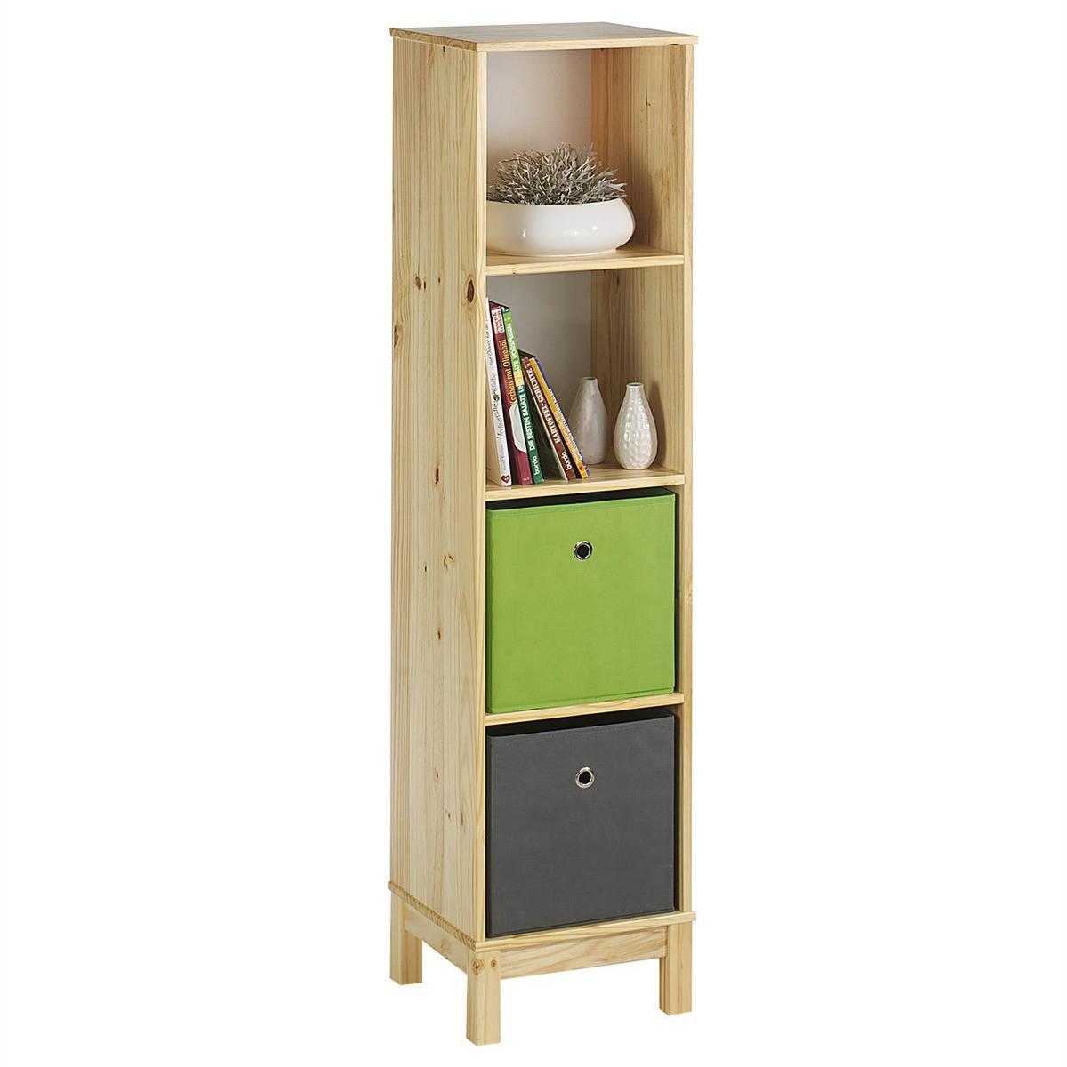 REGAL LOGO natur - Naturfarben, Holz (38/159/35cm) - IDIMEX