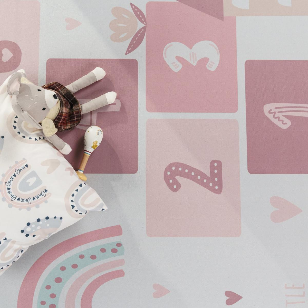KINDERTEPPICH Herz Creme 160 x 220 cm - Creme, Kunststoff (160/220cm) - TT Home