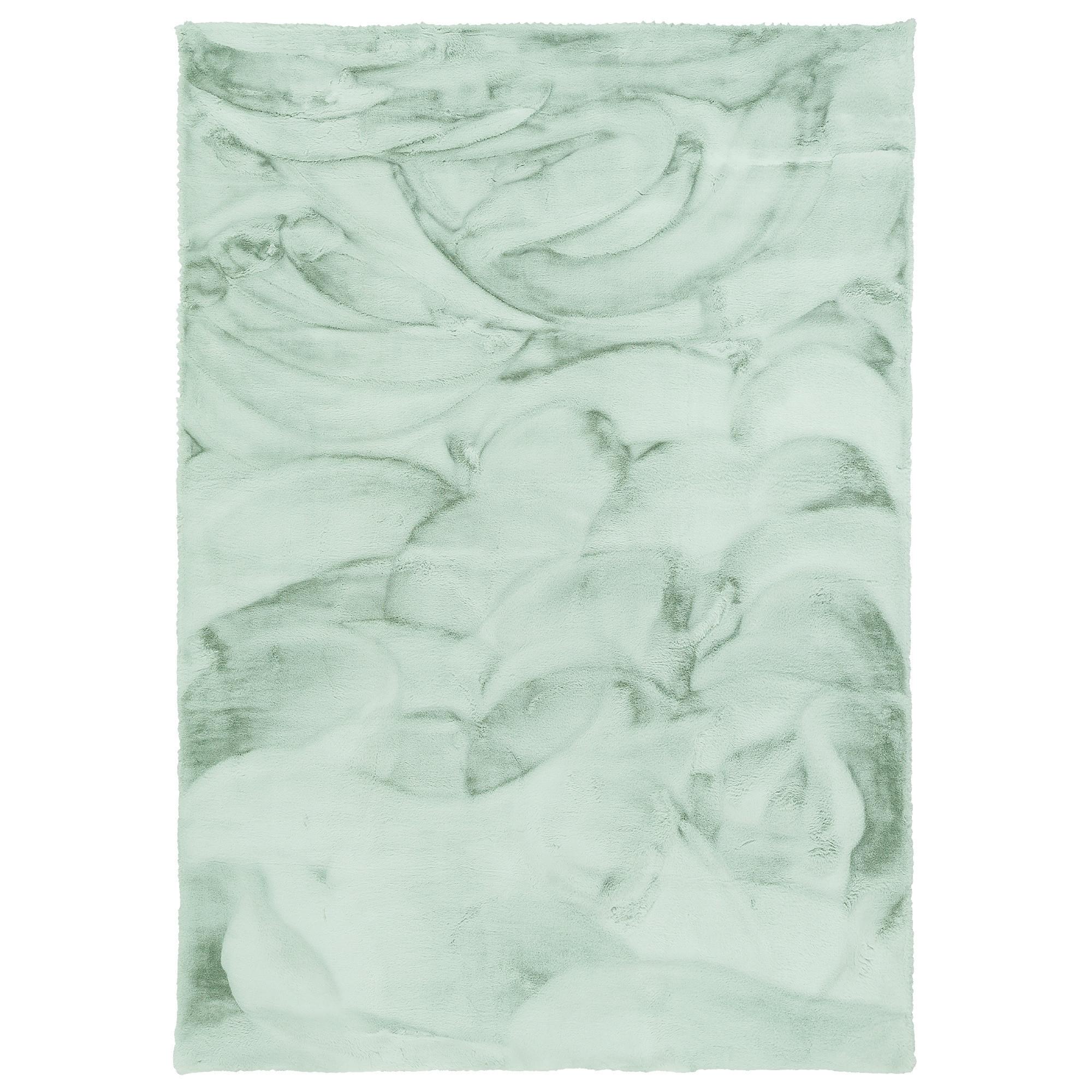 FELLTEPPICH LUXUS SUPER SOFT PLUSH - Mintgrün, Textil (180/250cm) - Pergamon
