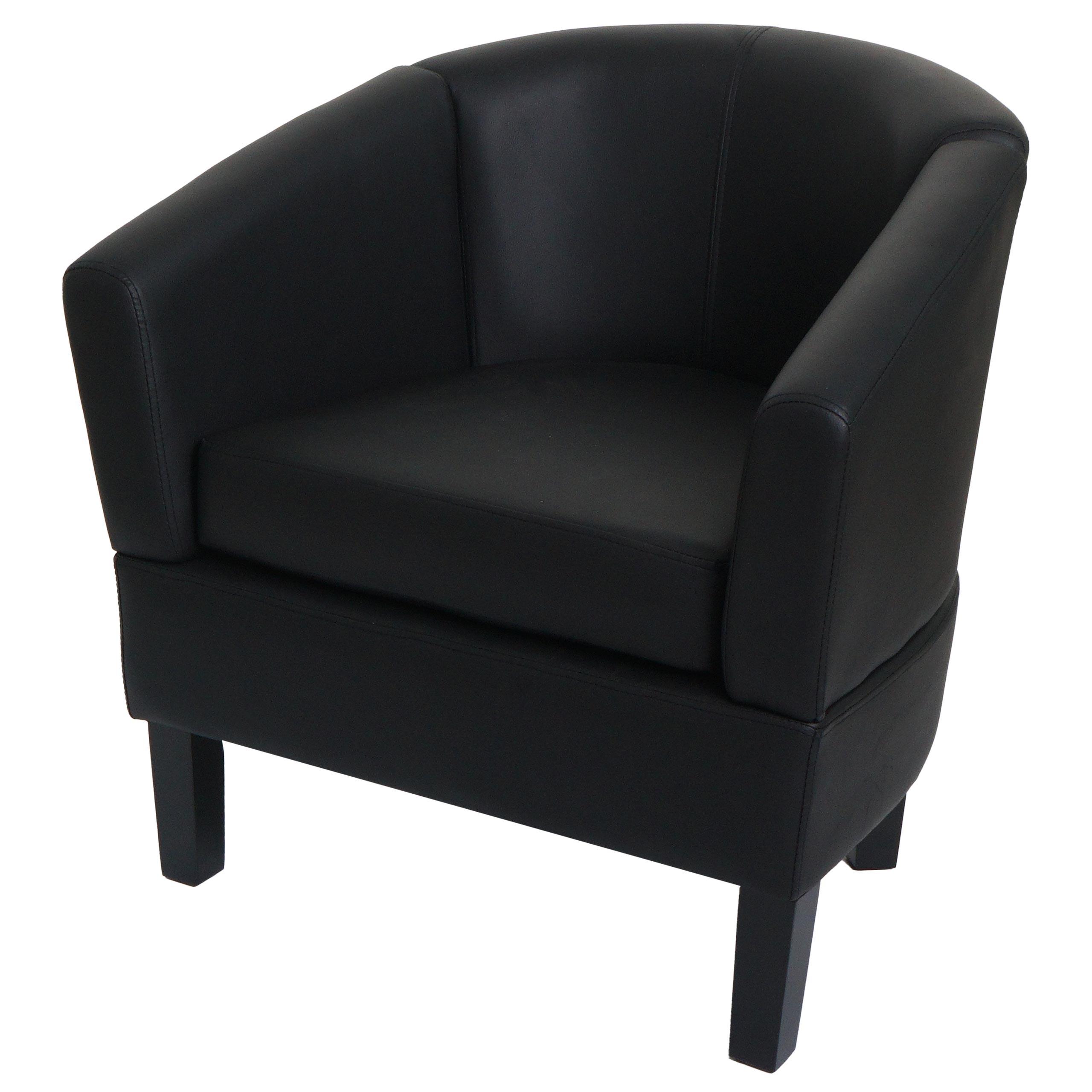 LOUNGE-SESSEL Schwarz - Schwarz, Textil (72/72/60cm) - MCW