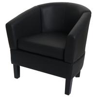 LOUNGE-SESSEL Schwarz - Schwarz, Textil (72/72/60cm) - MCW