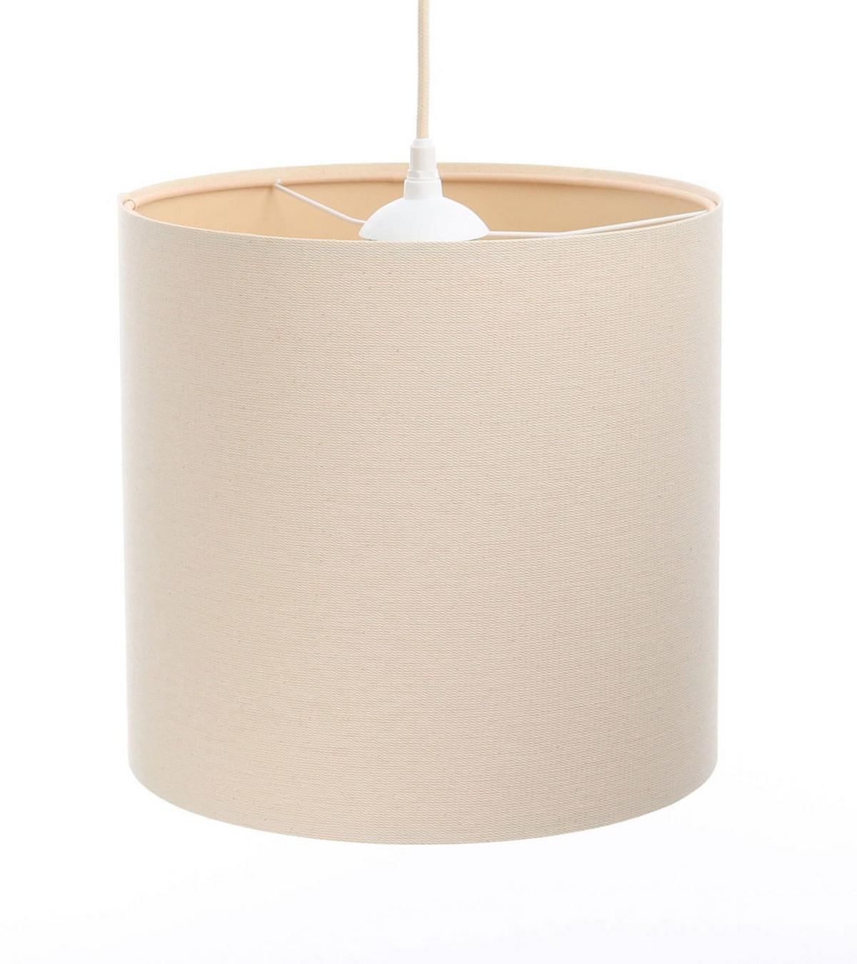 HÄNGELEUCHTE Beige 50/60 cm - Beige, Kunststoff (50/1.1/60cm) - ONZENO