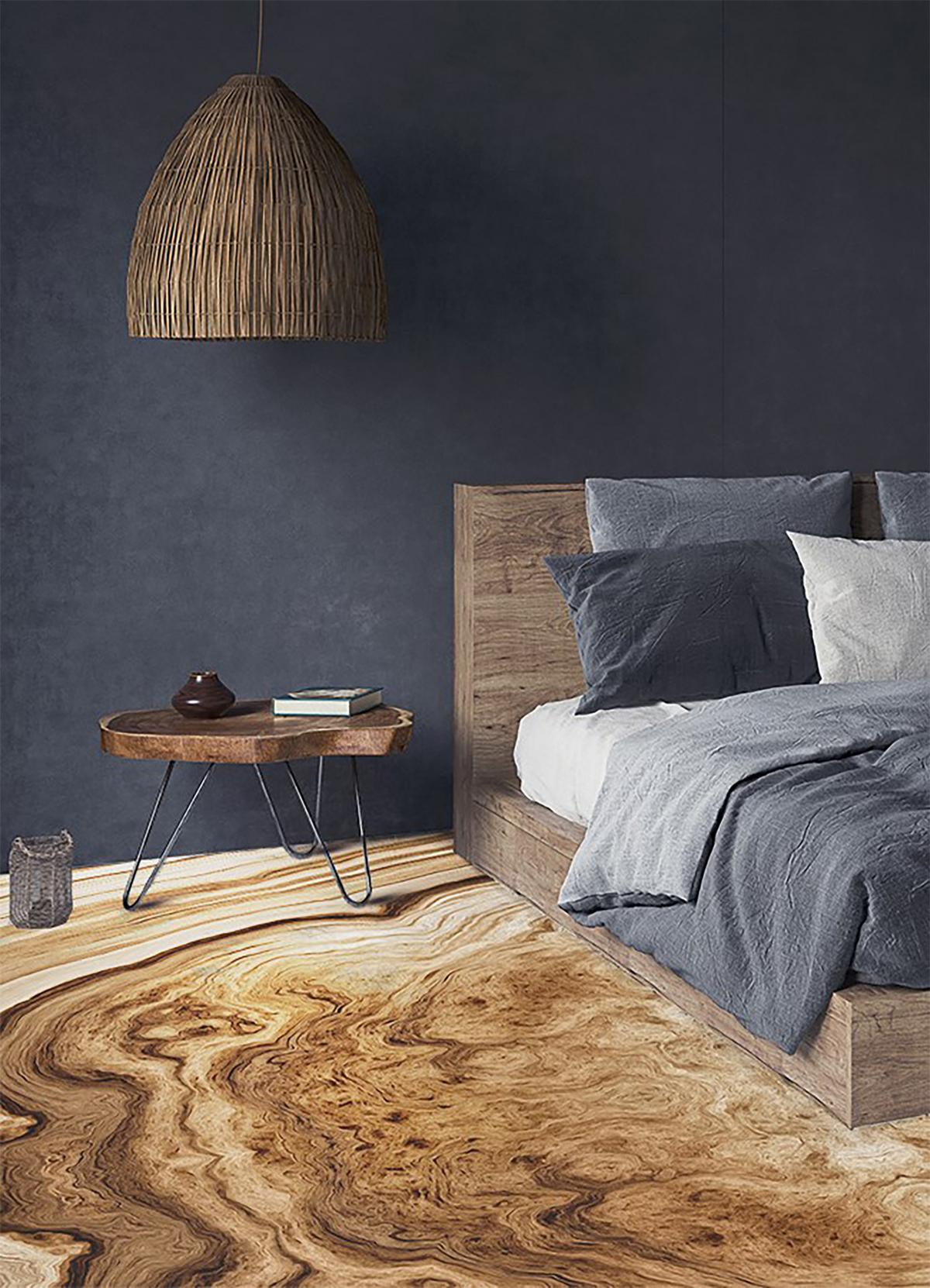 VINYL TEPPICH 100x150 cm Holzmaserung - Braun, Kunststoff (100/150cm) - TULUP
