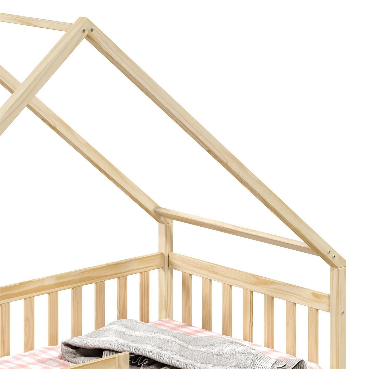 HAUSBETT ALVA 90x190 cm natur - Naturfarben, Holz (90/190cm) - IDIMEX