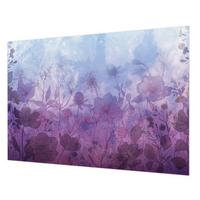 FOTOTAPETE 312x219 cm - Pastellblumen - Blau, Textil (312/219cm) - Wallfluent