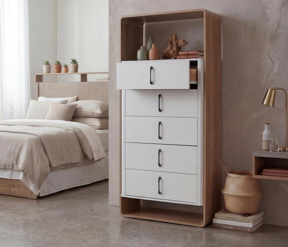 HIGHBOARD Weiß - Weiß, Holz (80/155/41cm) - MCW