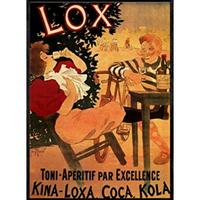 POSTER Toni Lox Aperitif 1895 A4 Schwarzer Rahmen - Schwarz, Papier (29.7/5/21cm) - Nacnic