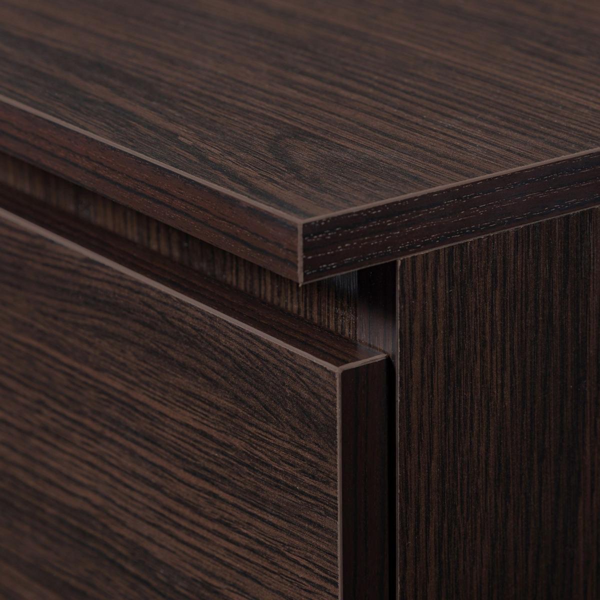 SCHREIBTISCH Dunkelbraun 77/155/85 - Dunkelbraun, Holzwerkstoff (80/40/77cm) - RAUMHIRSCH FURNITURE