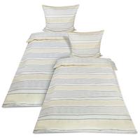 BETTWÄSCHE Viola Biber 155x220cm Beige 4tlg - Beige, Textil (155/220cm)