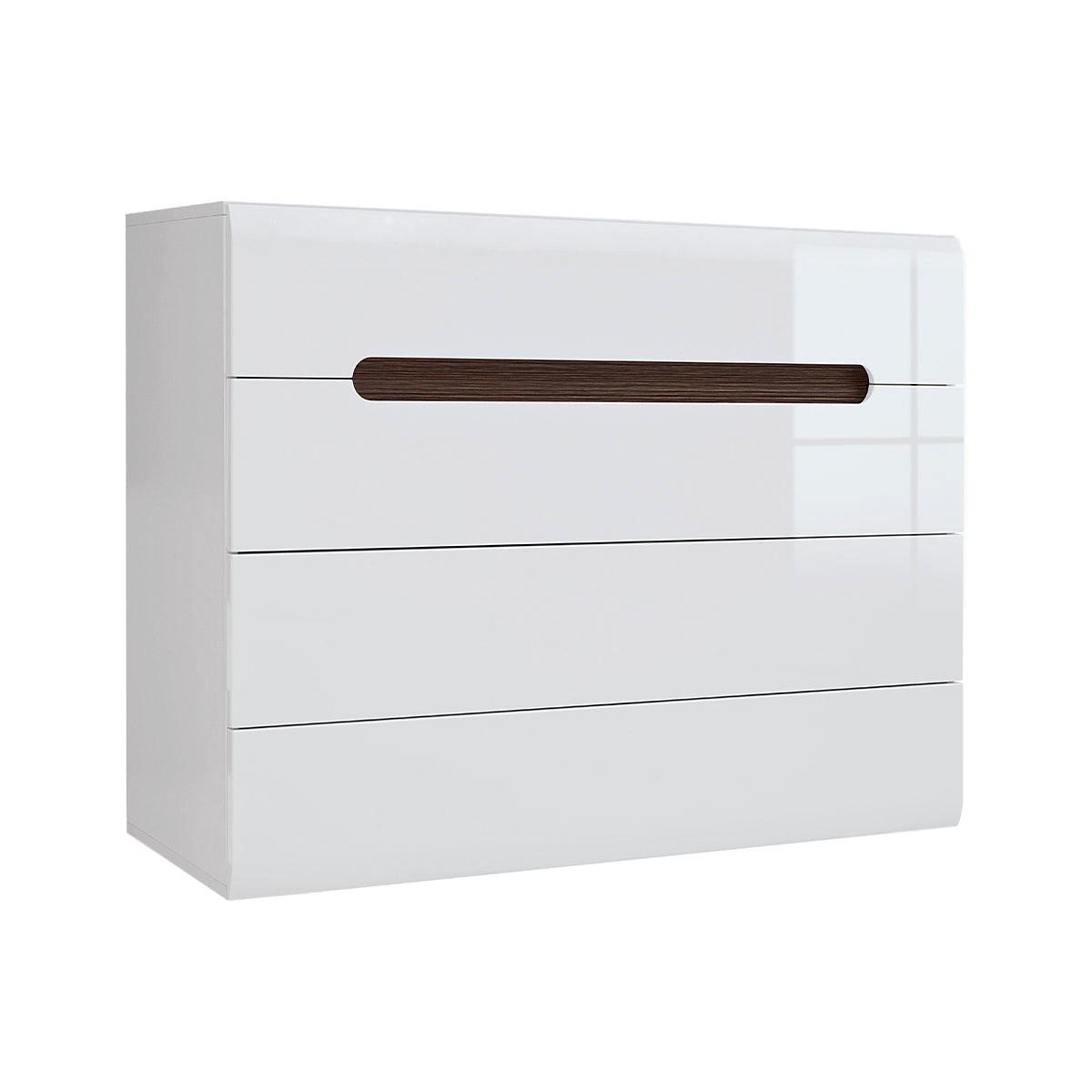 KOMMODE Darrel Weiß - Weiß, Holzwerkstoff (105/84/41cm) - Petits-meubles