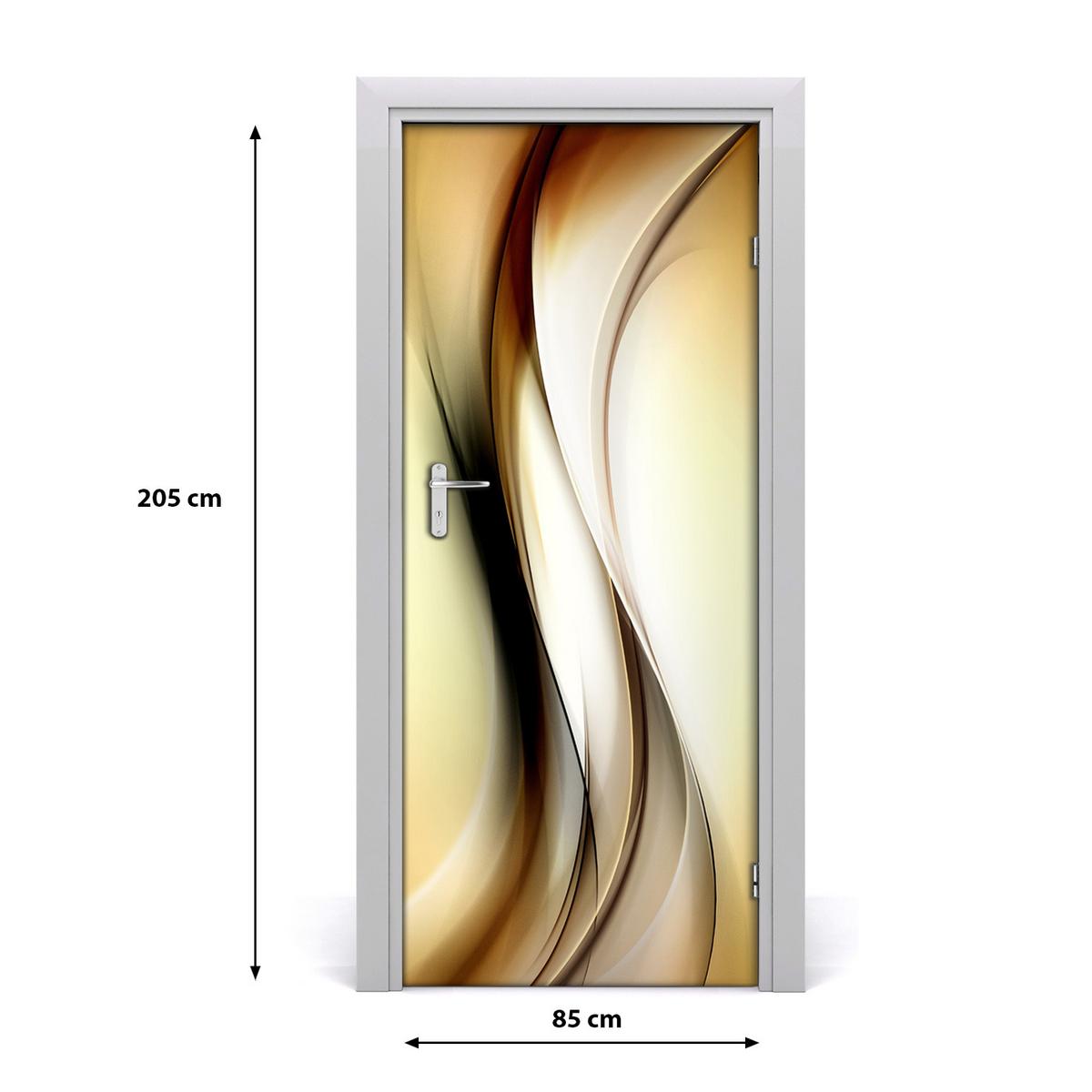 TÜRAUFKLEBER 85x205 cm Dekorativ für Türen - Cognac, Kunststoff (85/205/0.01cm) - TULUP