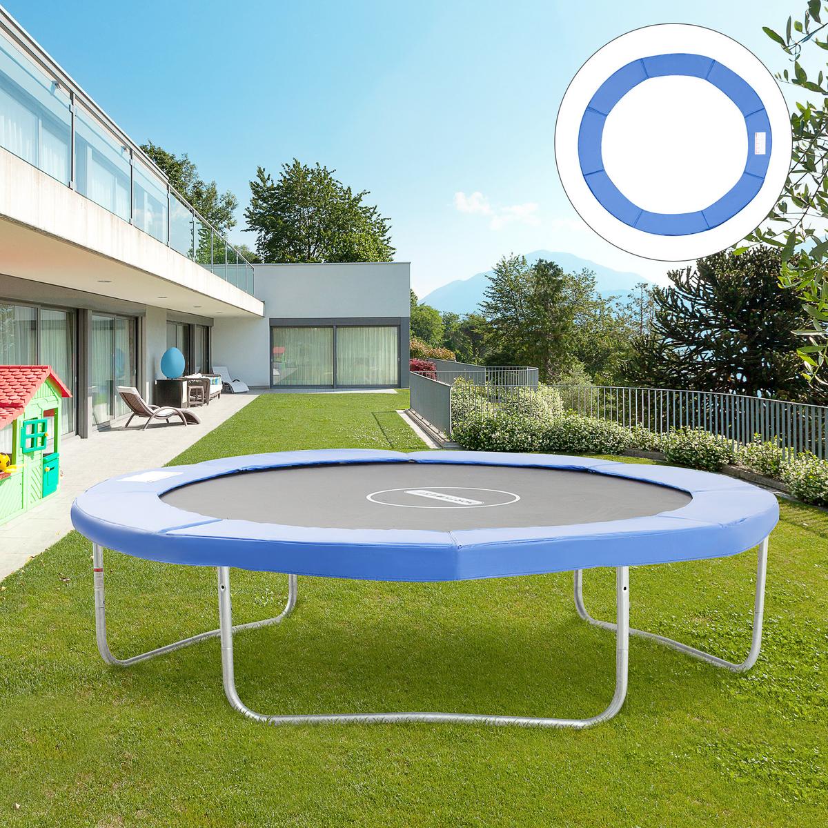 RANDABDECKUNG, PE, Blau, Ø305 cm - Blau, Kunststoff (305/305cm) - HOMCOM