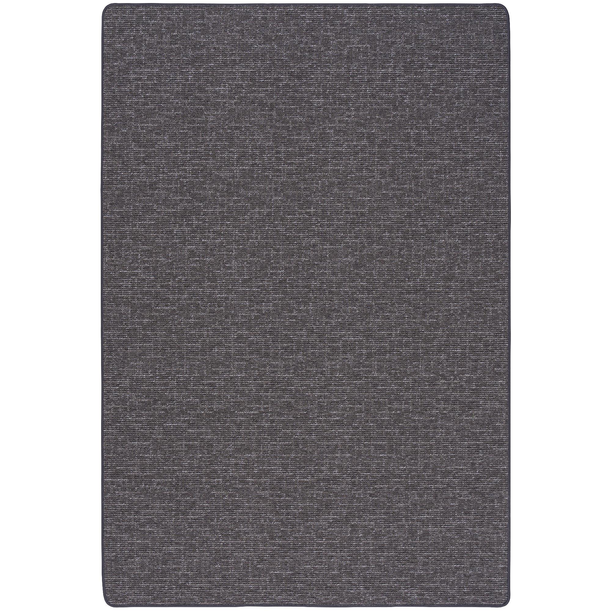 SCHLINGEN DESIGNER TEPPICH NIVA - Anthrazit, Textil (100/100cm) - Snapstyle