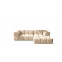 ECKSOFA Blanche In Bluvel - Creme, Holzwerkstoff/Textil (150/280cm) - Fun Möbel