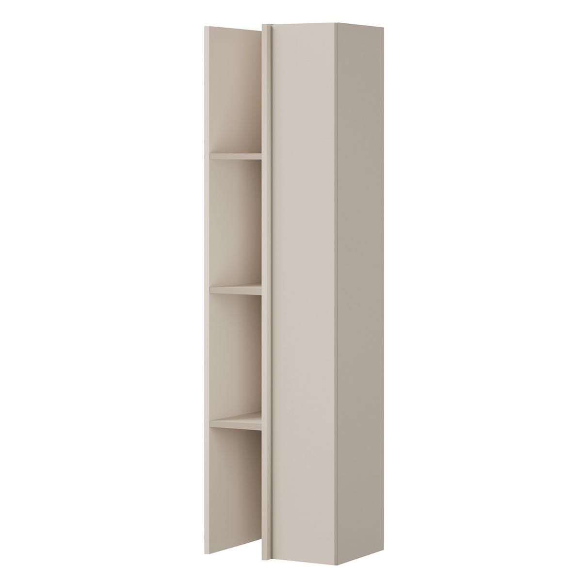 WOHNWAND Vero 2-teilig Wohnzimmer-Set mit TV-Lowboard und Hochschrank, Kaschmir - Kaschmir, Holzwerkstoff (230/185/35cm) - Beautysofa