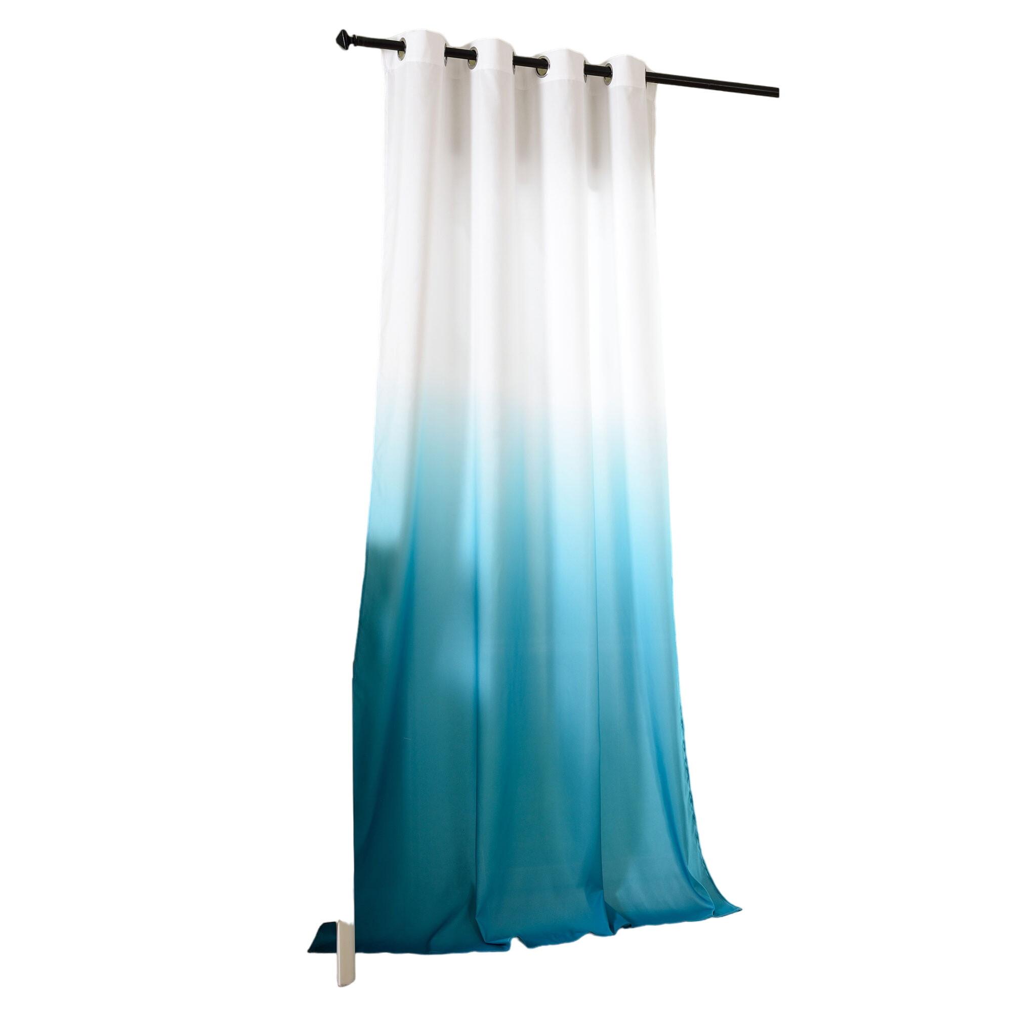 VORHANG FARBVERLAUF HxB 245x140 cm Türkis - Türkis, Textil (140/245cm) - Gardinenbox