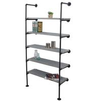 STANDREGAL Grau - Grau, Holz (80/165/28cm) - MCW