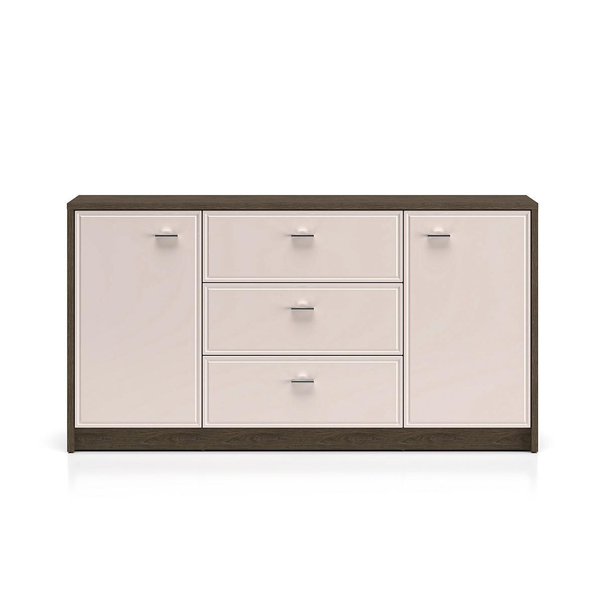 SIDEBOARD Kaius Kaschmir und Dunkles Holz - Kaschmir, Holzwerkstoff (160/84.9/40cm) - Petits-meubles