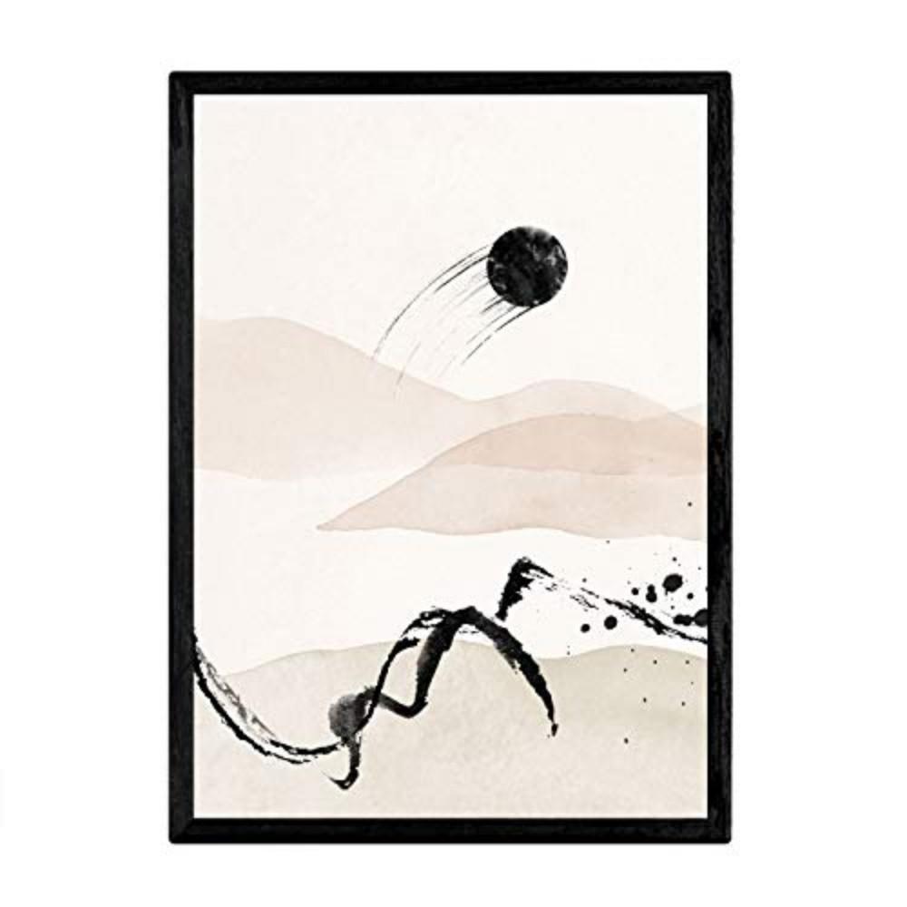 POSTER Abstrakte Kunst A3 Rahmenlos - Klar, Papier (29.7/5/42cm) - Nacnic