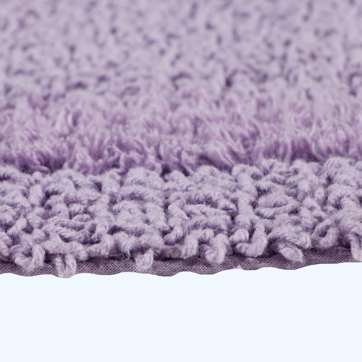 DUSCHVORLEGER 50/50 cm, 100% Baumwolle, wendbar - Flieder, Textil (50/50cm) - Homescapes