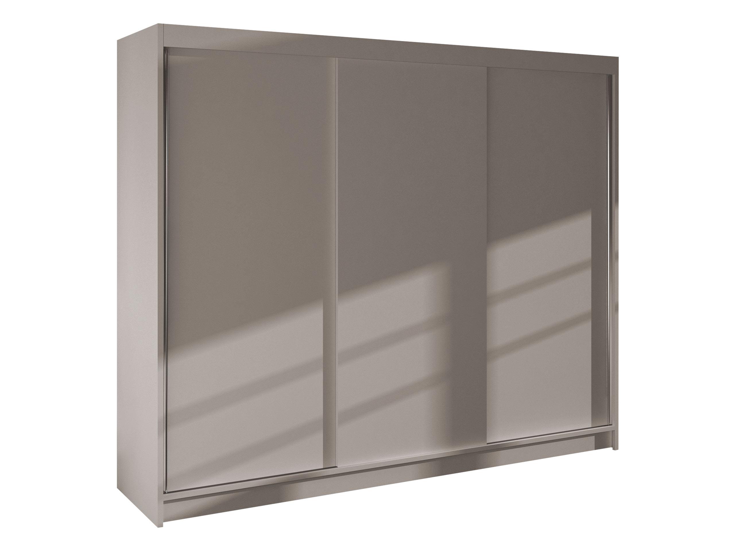 SCHWEBETÜRENSCHRANK Derby II - Kaschmir, Holzwerkstoff/Metall (200/215/58cm) - MIRJAN24