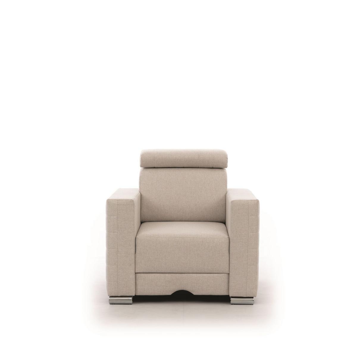 SESSEL Canton In Liverpool - Creme, Holzwerkstoff/Textil (94/92/93cm) - Fun Möbel