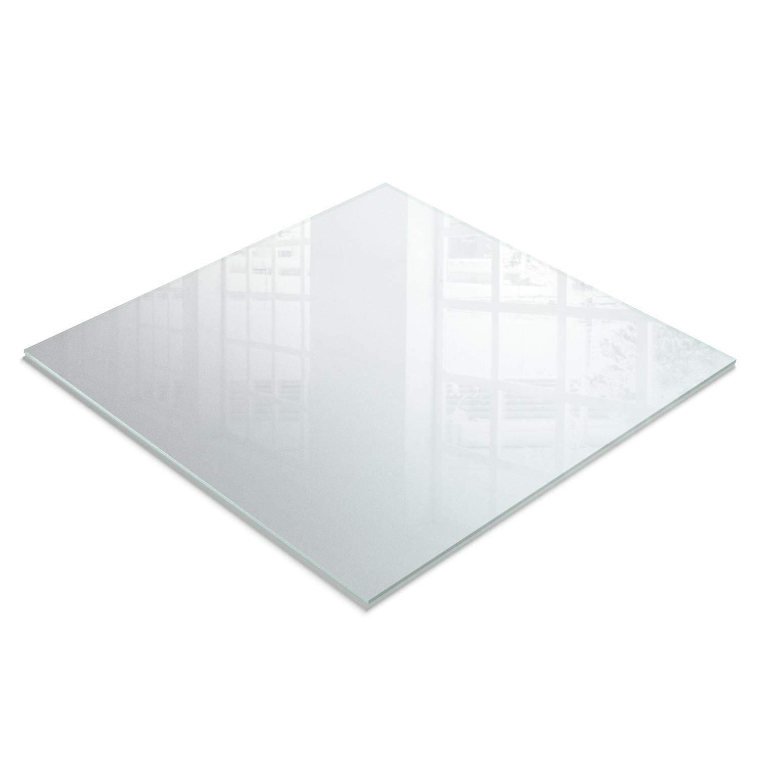 TISCHPLATTE 60x60 cm milchglas - Transparent, Glas (60/60/0.4cm) - TULUP